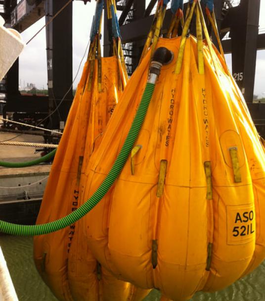 5-year Survey Load Testing on Free-Fall Lifeboat Davits.